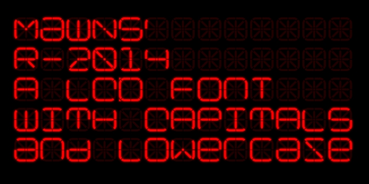 R-2014 font preview