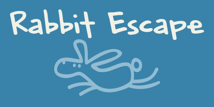 Rabbit Escape font preview