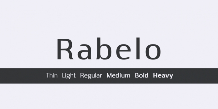 Rabelo font preview