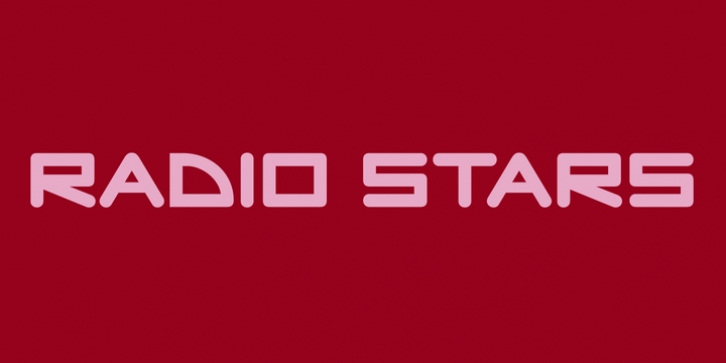 Radio Stars font preview