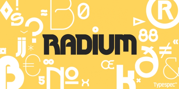 Radium font preview