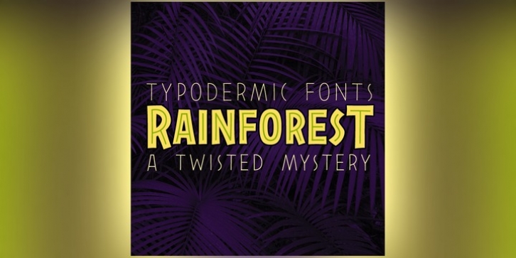 Rainforest font preview