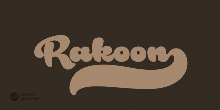 Rakoon font preview