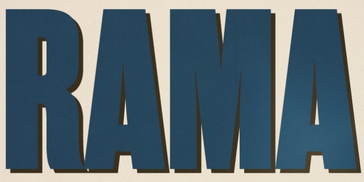 Rama Gothic font preview