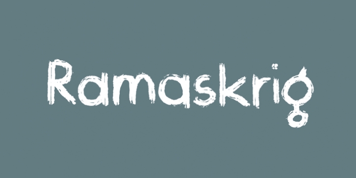 Ramaskrig font preview