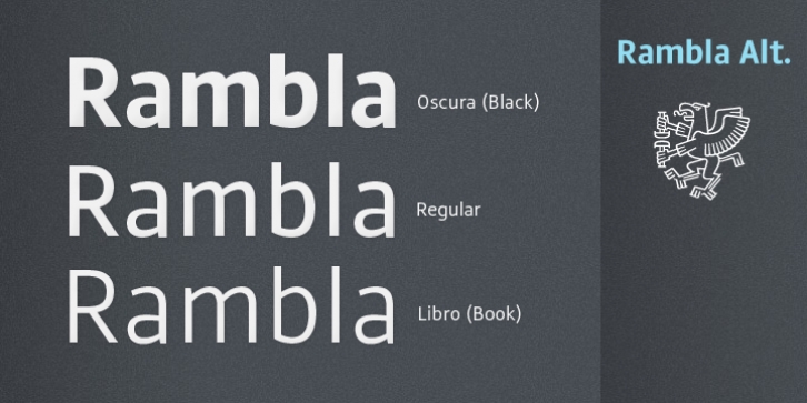 Rambla Alt font preview