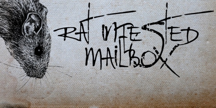 Rat Infested Mailbox font preview