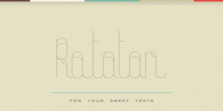 Ratatan font preview