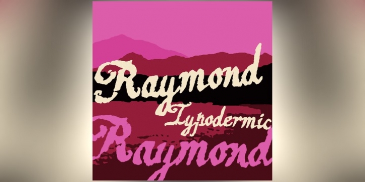 Raymond font preview