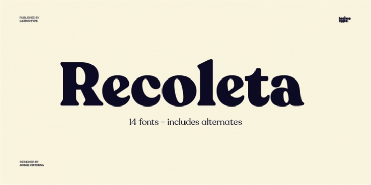 Recoleta font preview