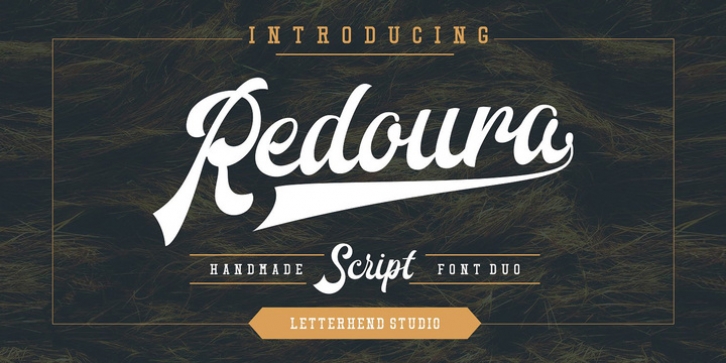 Redoura font preview