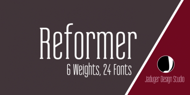 Reformer font preview