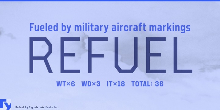 Refuel font preview