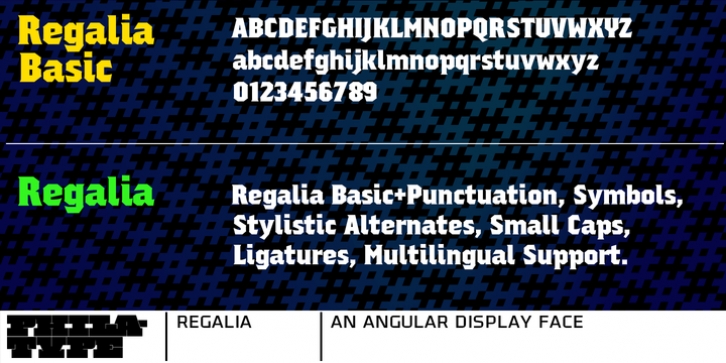 Regalia font preview