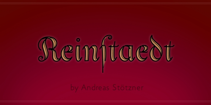 Reinstaedt font preview