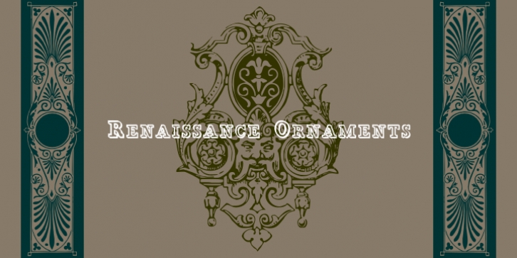 Renaissance Ornaments font preview