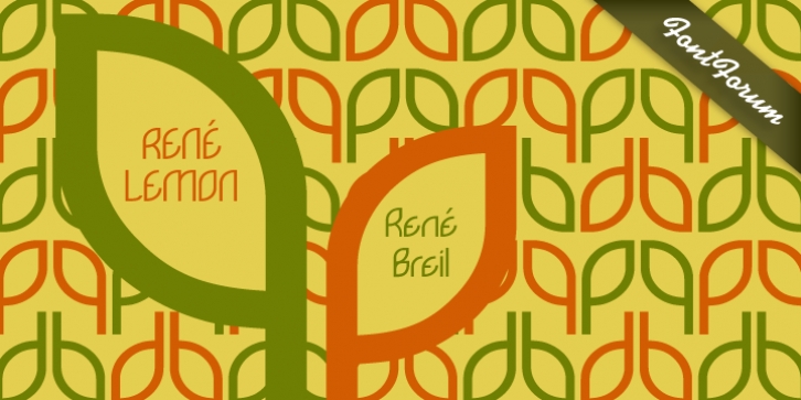 Rene Lemon font preview