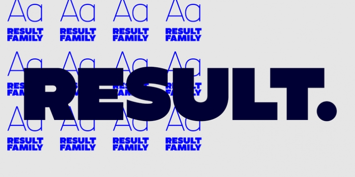 Result font preview