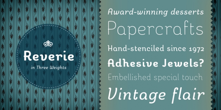 Reverie font preview