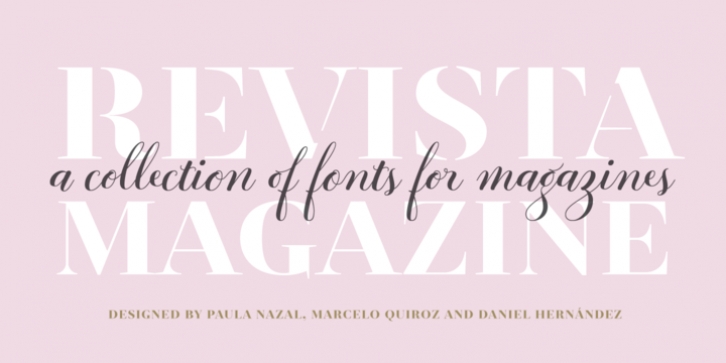 Revista font preview