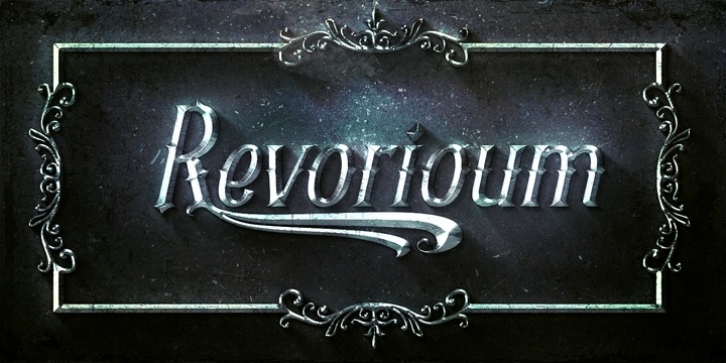 Revorioum font preview