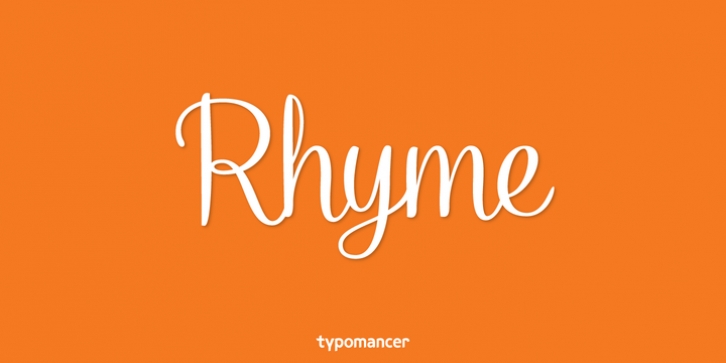 Rhyme font preview