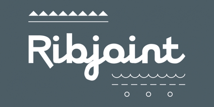 Ribjoint font preview