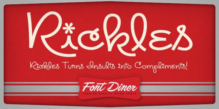 Rickles font preview