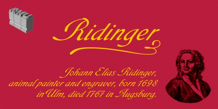 Ridinger font preview