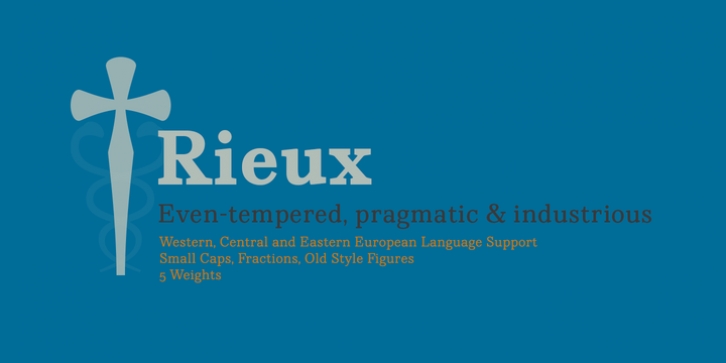 Rieux font preview