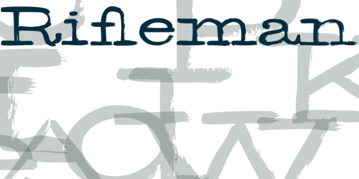 Rifleman font preview