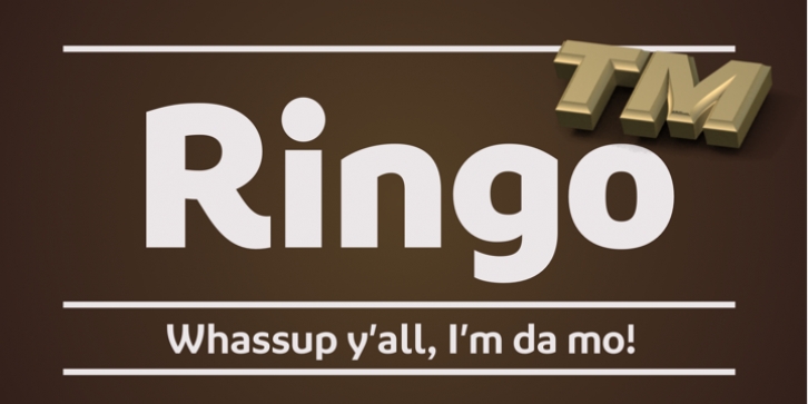 Ringo font preview