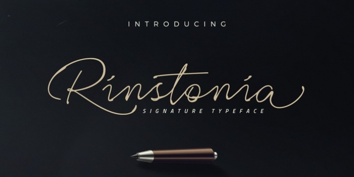 Rinstonia font preview