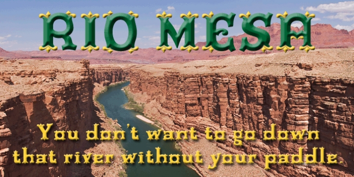 Rio Mesa font preview