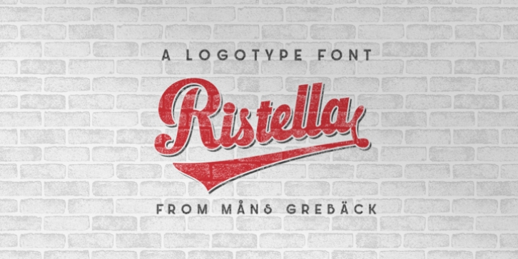 Ristella font preview