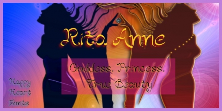 Rita Anne font preview