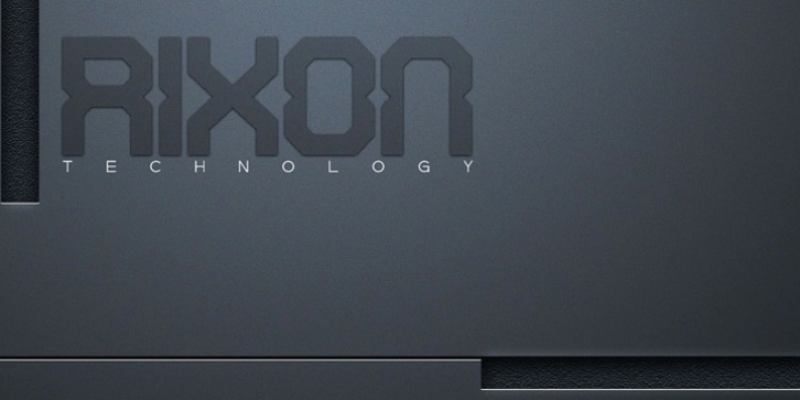 Rixon font preview