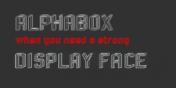 RM Alphabox font preview
