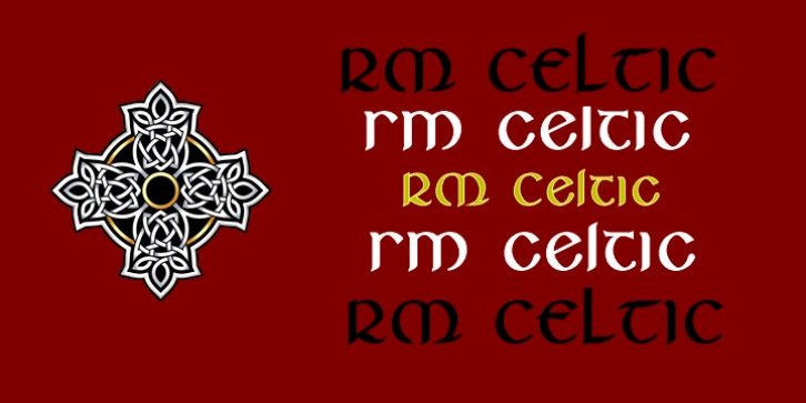 RM Celtic font preview