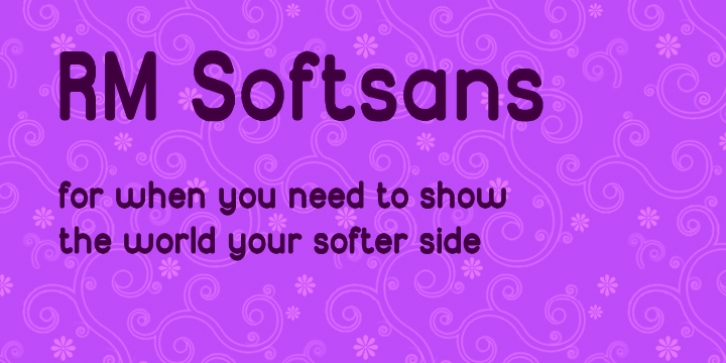 RM Softsans font preview