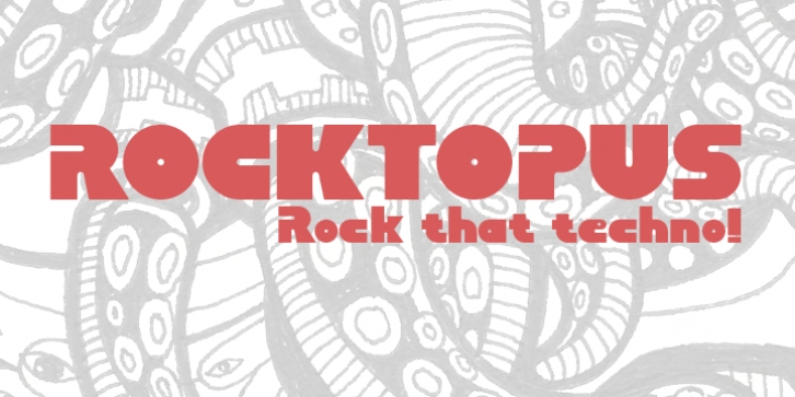 Rocktopus font preview