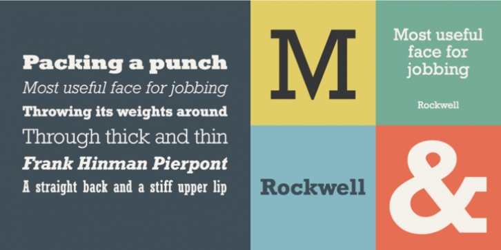 Rockwell font preview