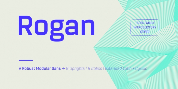 Rogan font preview