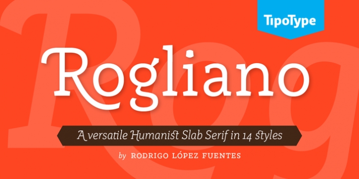 Rogliano font preview