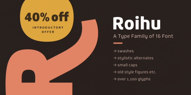 Roihu font preview