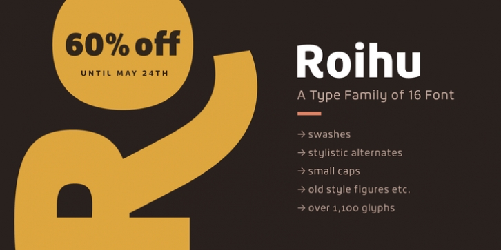Roihu font preview