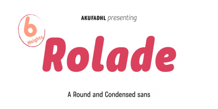 Rolade font preview