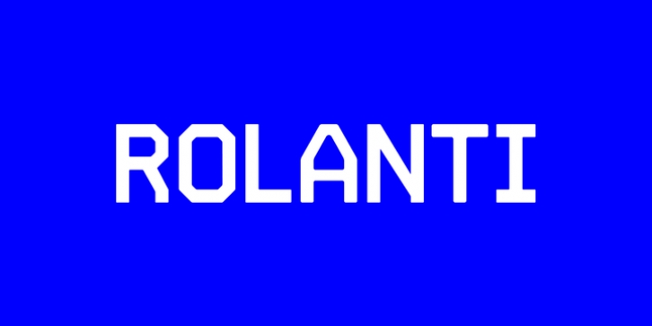 Rolanti font preview