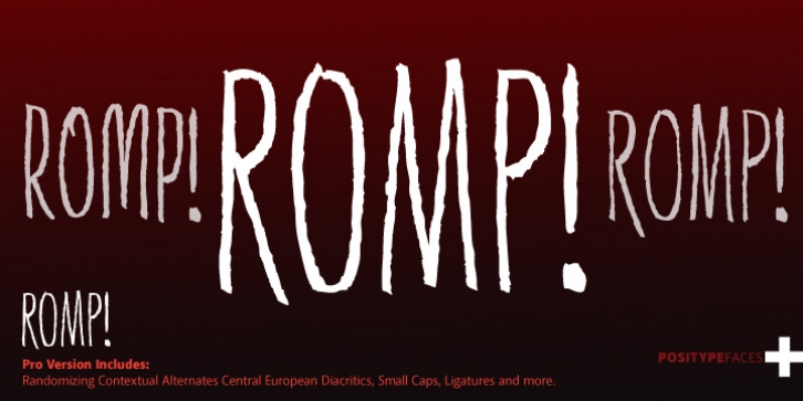 Romp font preview