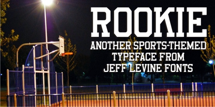 Rookie JNL font preview